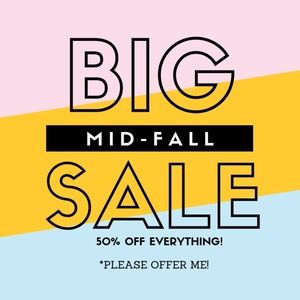 🎉🎊TAKE 50% OFF EVERYTHING!🎉🎊